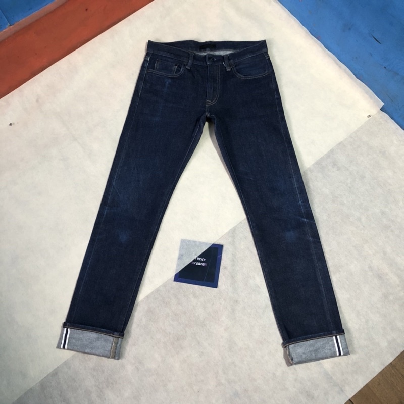 jeans uniqlo selvedge second original