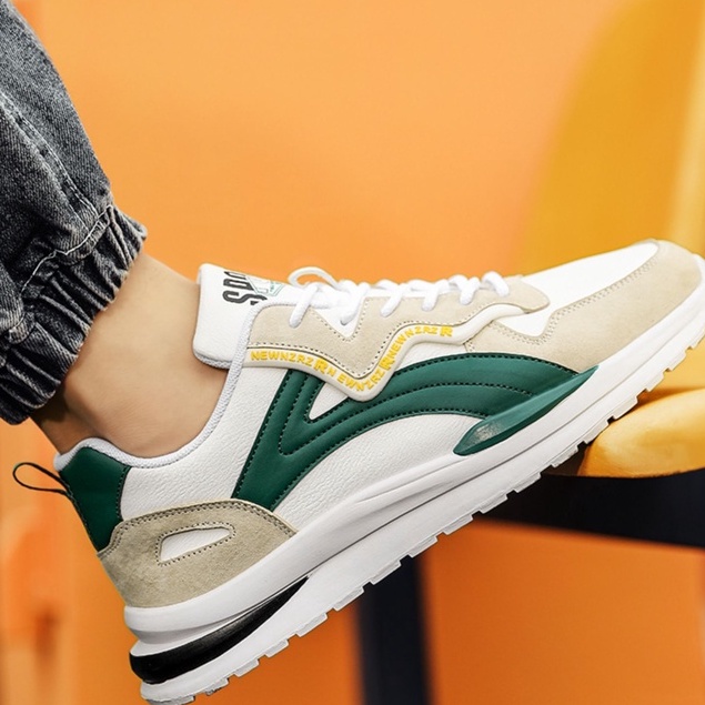 Sepatu Sneakers Running Pria VECCINO Sneakers Sport Retro Casual Pria Import Terbaru