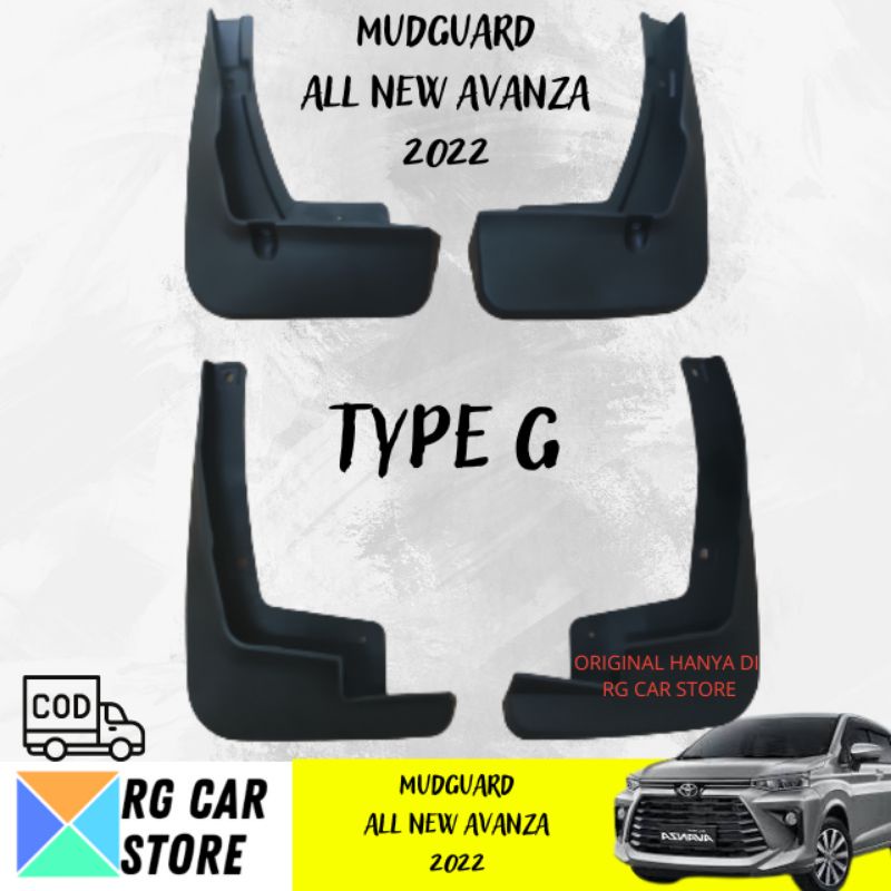 MUDGUARD ALL NEW AVANZA 2022 TYPE G/ KARPET LUMPUR ALL NEW AVANZA 2022