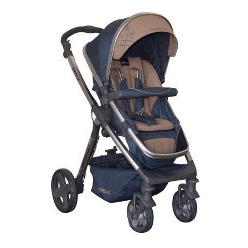 HARGA PROMO Kereta Dorong Bayi Stroller BabyElle S989 Madison Blue   Khaki