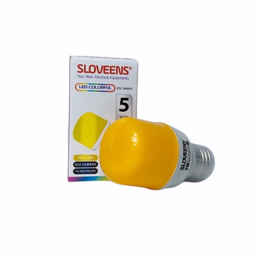 Sloveens LED Colorfull Lampu LED Warna 5 Watt