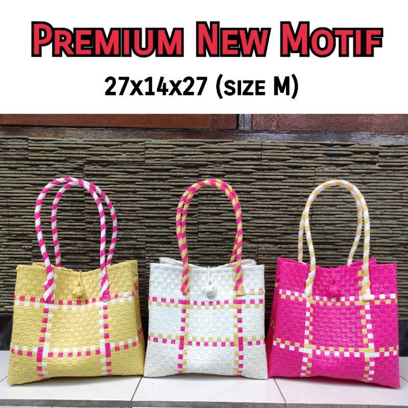 Tas Wanita/ Tas Anyaman Jali/ Tas Hajatan/ Tas Anyaman Plastik Murah Pastel Candy