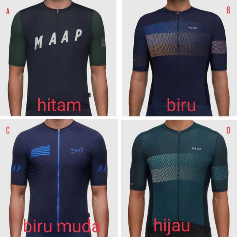 Baju Jersey Cycling Sepeda Import Premium MAAP Motif Unique