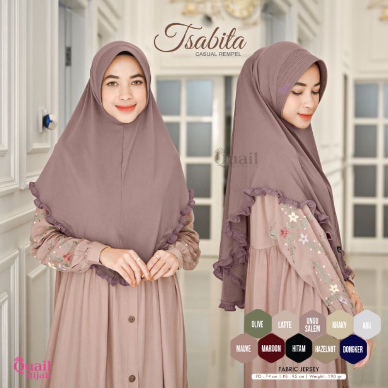 TSABITA QUAIL HIJAB DAILY HIJAB PREMIUM HIJAB