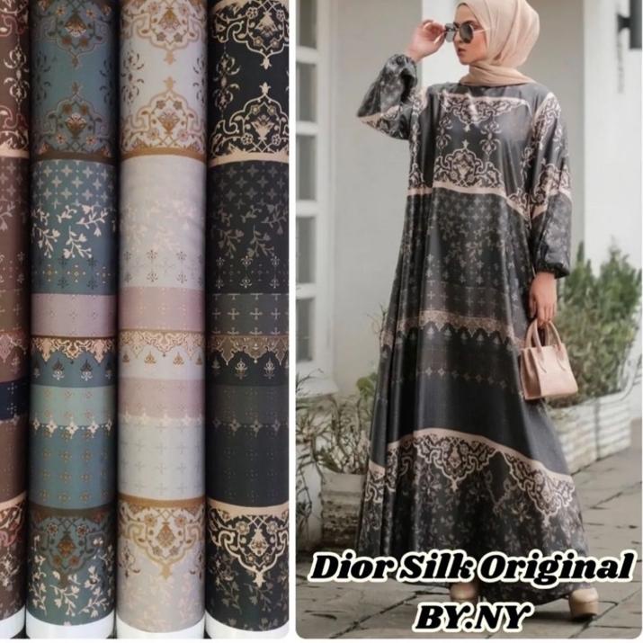 SHOPEE 9.9 Bahan Kain Diorsilka Kirani / ref Kienkaa / bahan gamis / kain meteran murah / kain silk 