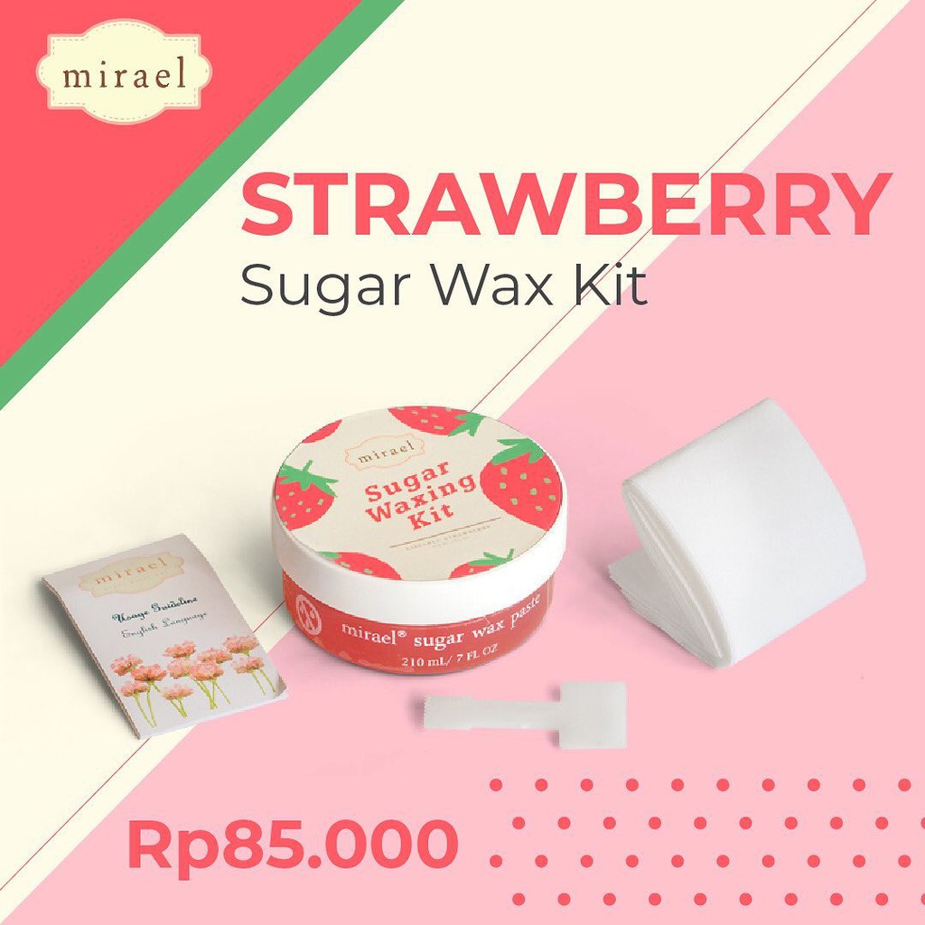 [FREE GIFT] Mirael Sugar Waxing Kit Original Wax Alami Sugarpot