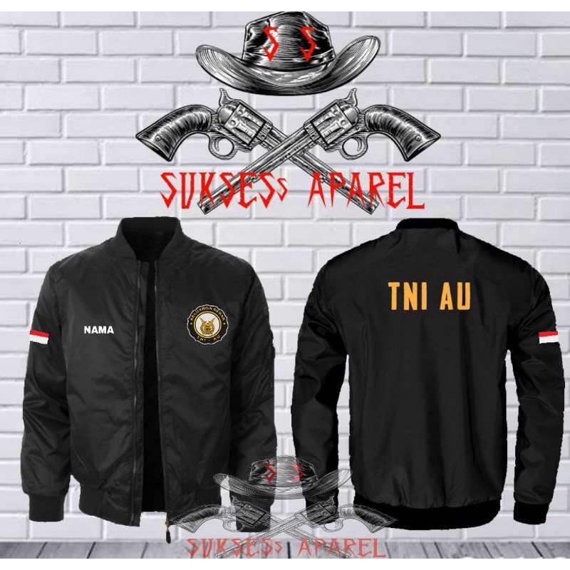 jaket tni au bomber/tni/angkatan udara