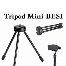 Tripod Mini Besi Kuat Stabil Untuk Camera Hp Ring Light