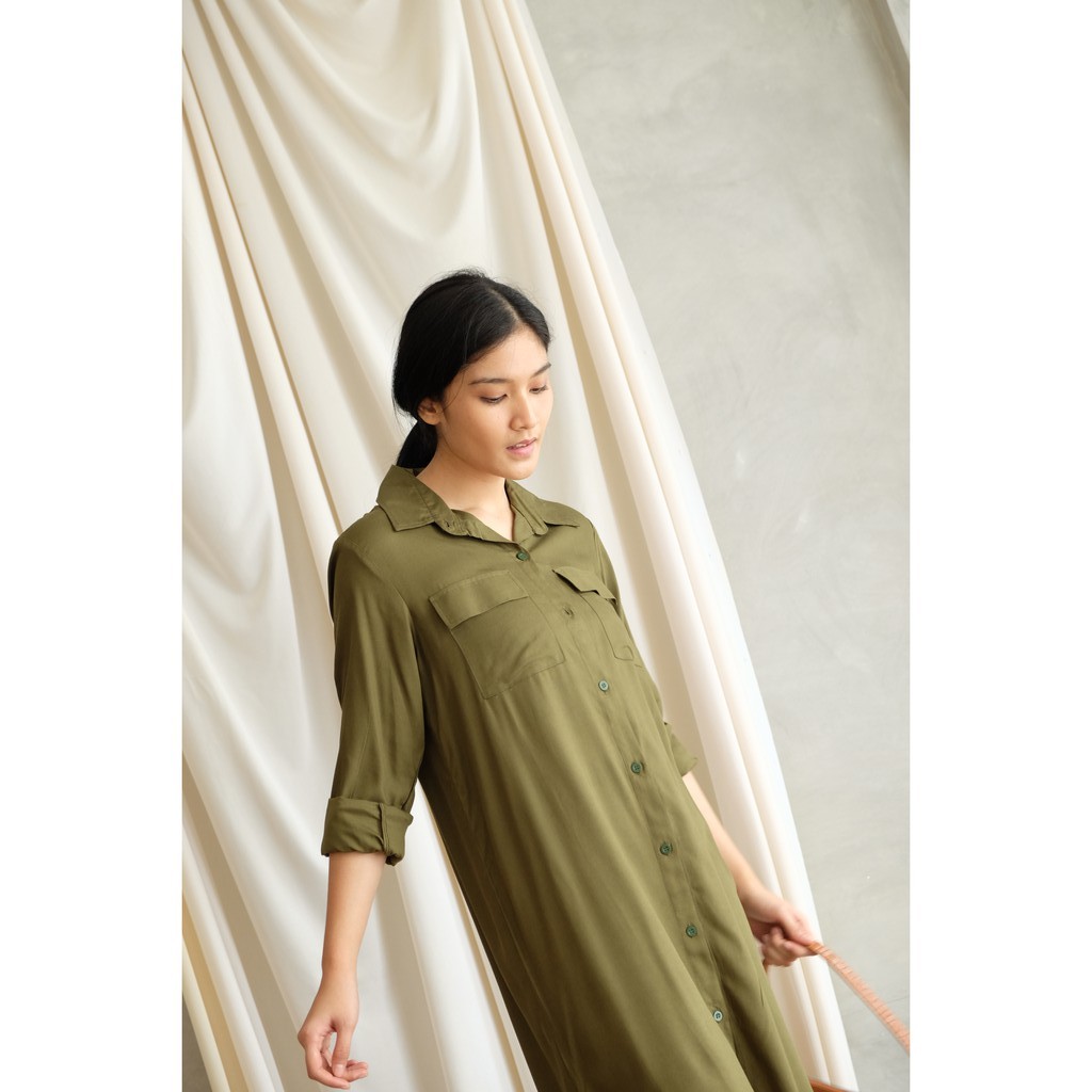 Gemma Shirtdress Pakaian Wanita