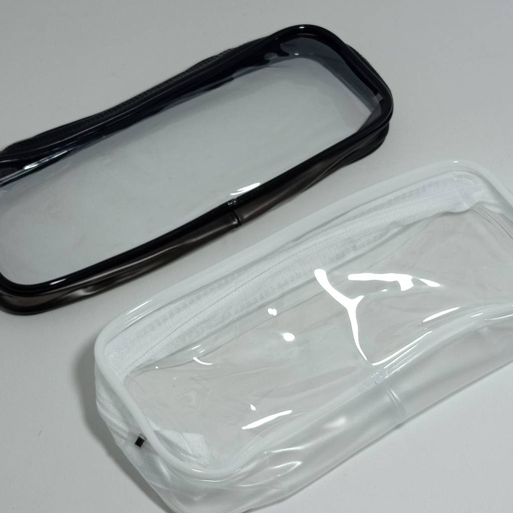 

Tempat Pensil Minimalist - Pouch Kotak Makeup Transparan Serbaguna