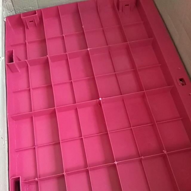 Lemari Pakaian Sunflower  Susun 2 Polos Contener Plastik Mpc 22 Polos Lemari Pakaian Pintu Jumbo S/2