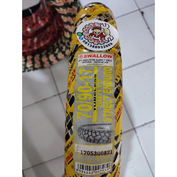 Ban Swallow Street Enduro SB117 70/90-17 Tubles