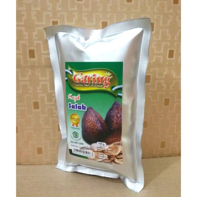 KERIPIK BUAH SALAK GARING/CEMILAN MALANG/OLEH-OLEH KHAS MALANG