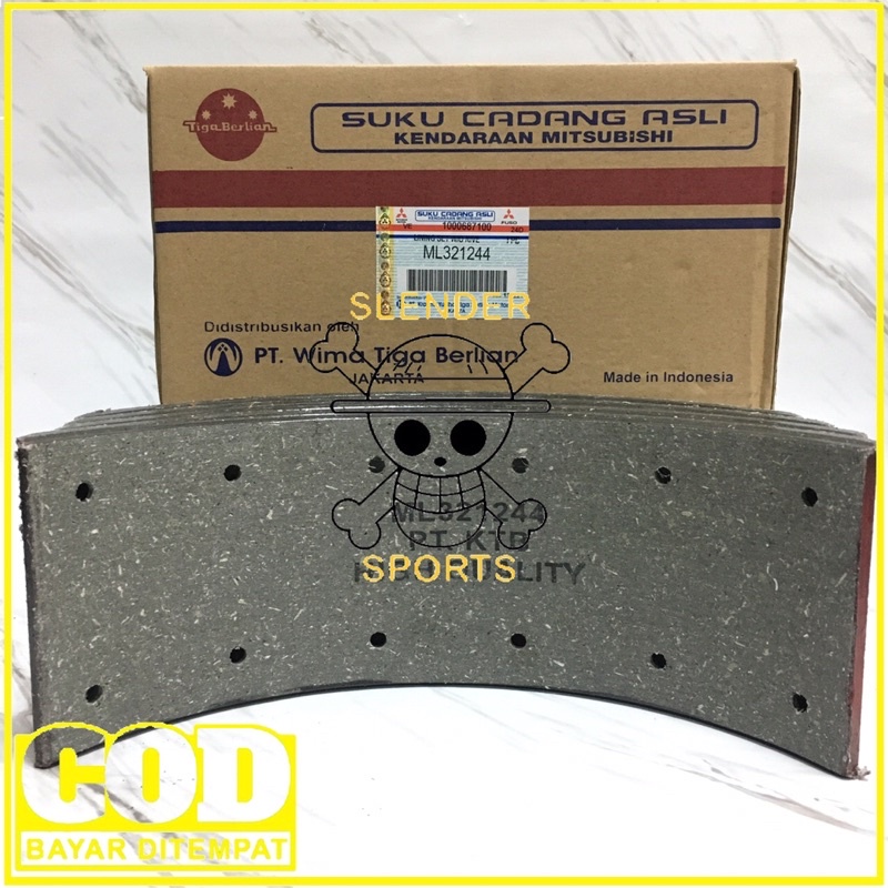 BRAKE LINING CANTER PS 125 TB - KAMPAS REM MITSUBISHI CANTER PS125 TURBO PS135