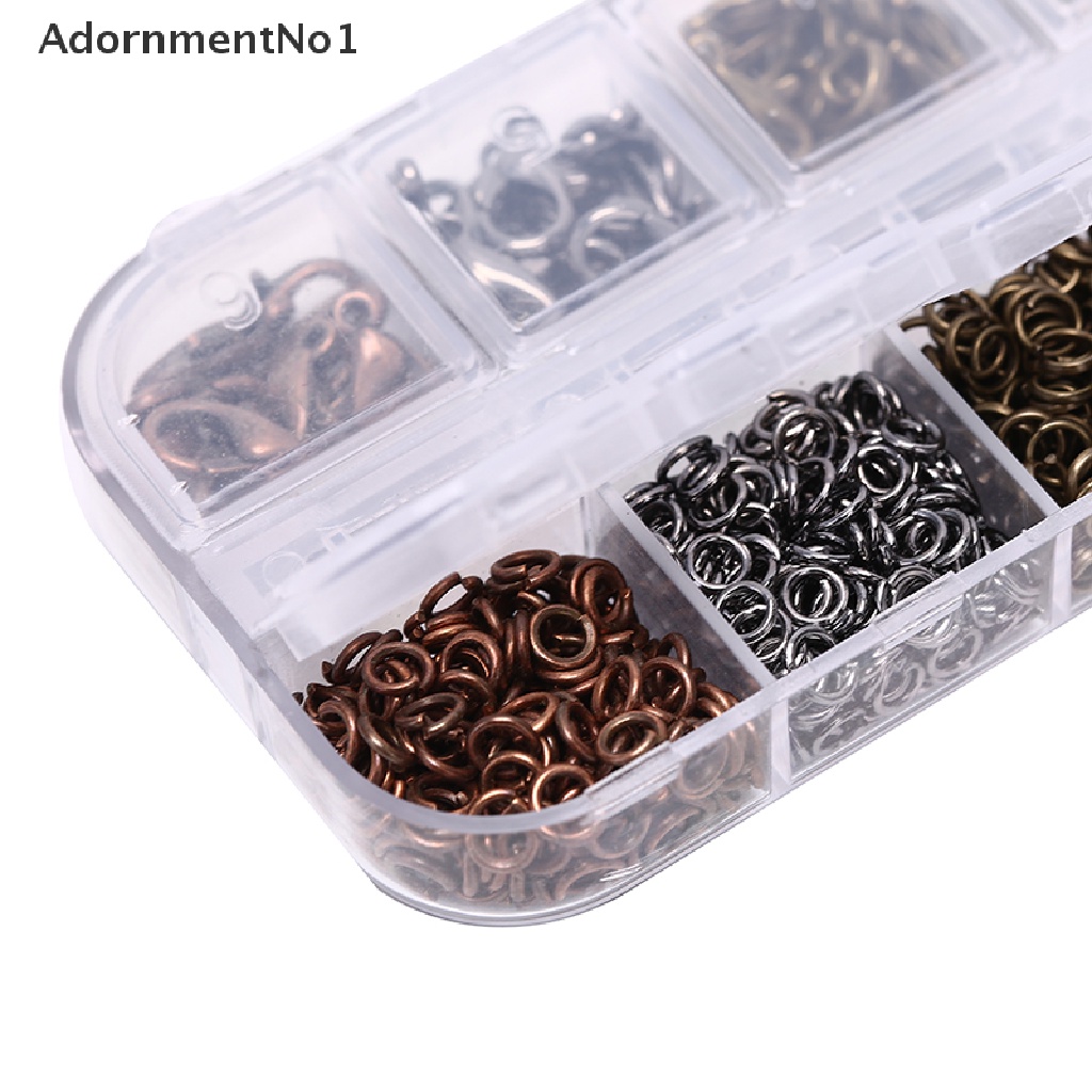 [AdornmentNo1] 960PCS Jewelry Making Lobster Clasp Hooks Jump Ring For Necklace Bracelet DIY [new]