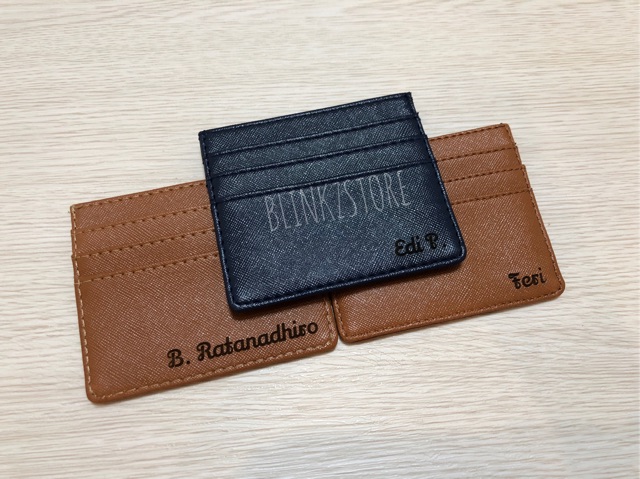 CARD HOLDER 6 SLOT / Dompet Kartu / Saffiano Leather