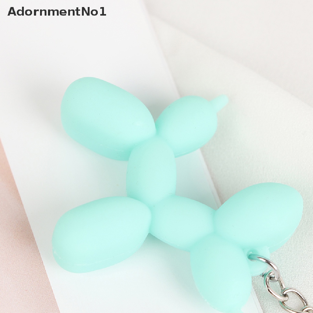 (AdornmentNo1) Gantungan Kunci Bentuk Kartun Balon Anjing Untuk Hadiah Pasangan