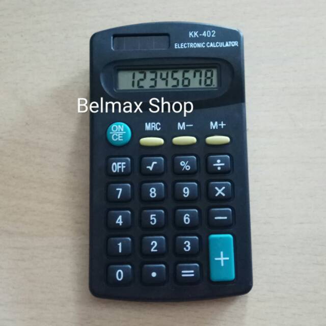 

Kalkulator 8 Digits Kenko KK402 / Kalkulator Kecil 8D