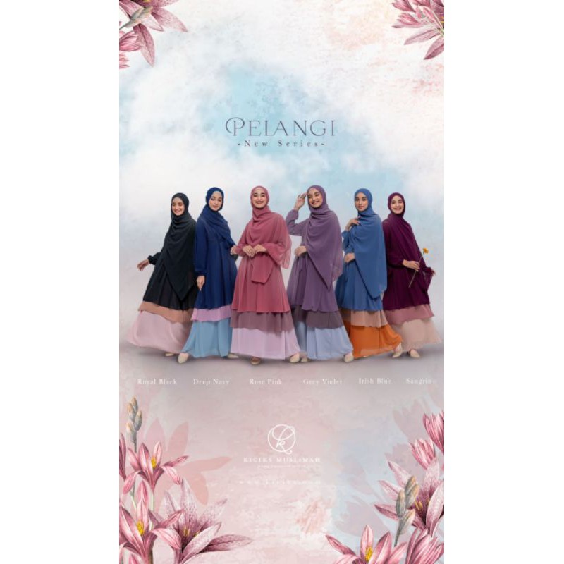 Gamis Dewasa Pelangi Dress Kiciks