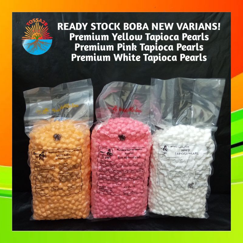 

Boba Rainbow 1kg / Premium Bubble Tapioca Warna Warni / Mutiara Bubble