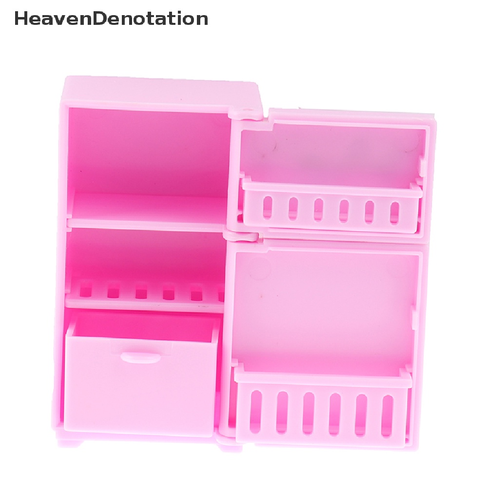 [HeavenDenotation] 1/12 Dollhouse Miniature Kitchen Refrigerator for Dolls Living Room