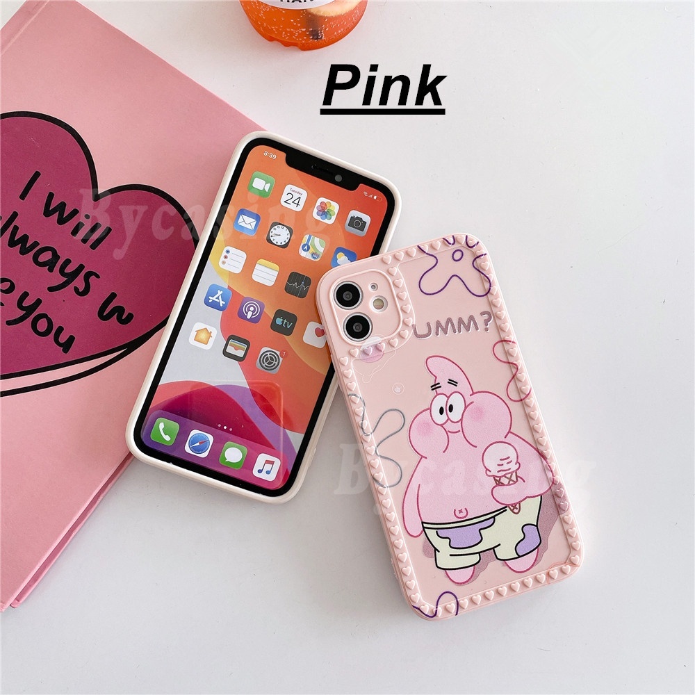 Cute Cartoon Silicone Case for VIVO Y21 Y21S Y33S Y20s Y12S Y20 Vivo Y11 Y12 Y17 Y19 Y91C Y93 Y95 Y30 Y50 Y85 V9 Y83 Y66 Y67 S1 V11i S1 Pro Y51A Y53S V21e V20 Fashion SpongeBob Patrick Star Pattern Soft TPU Back Cover BY