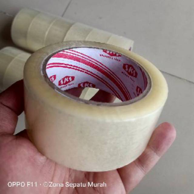 

Lakban bening Termurah 45mm 2inc 90yar 100%baru