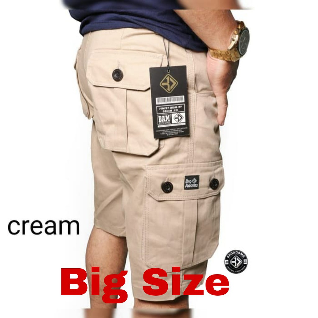 Celana Pendek Pria Big size , Celana Pendek Cargo Big Size