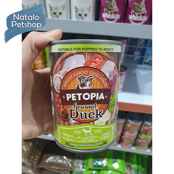 Petopia Dog Food 380Gr/Makanan Kaleng Anjing/Canned/Lamb/Beef/Fish/Duck/Chicken