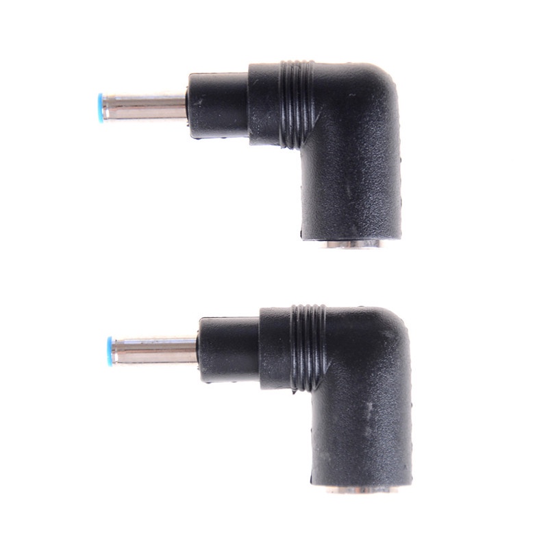 {LUCKID}2Pcs DC Power Cable 7.4*5MM Female To 4.5*3MM Central Pin Adapter For HP Dell