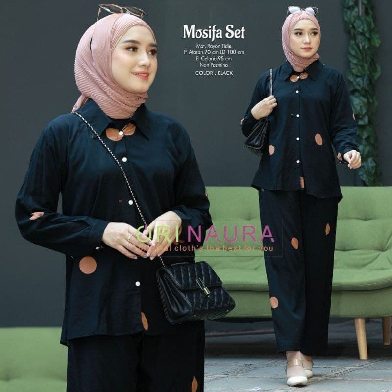 ONE SET MOSIFA / SETELAN RAYON / SETELAN PIYAMA / SET RAYON / PJAMAS / SETELAN WANITA KEKINIAN