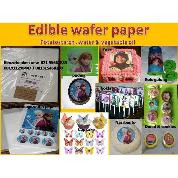 

PROMO ENAK edible wafer paper Terlaris