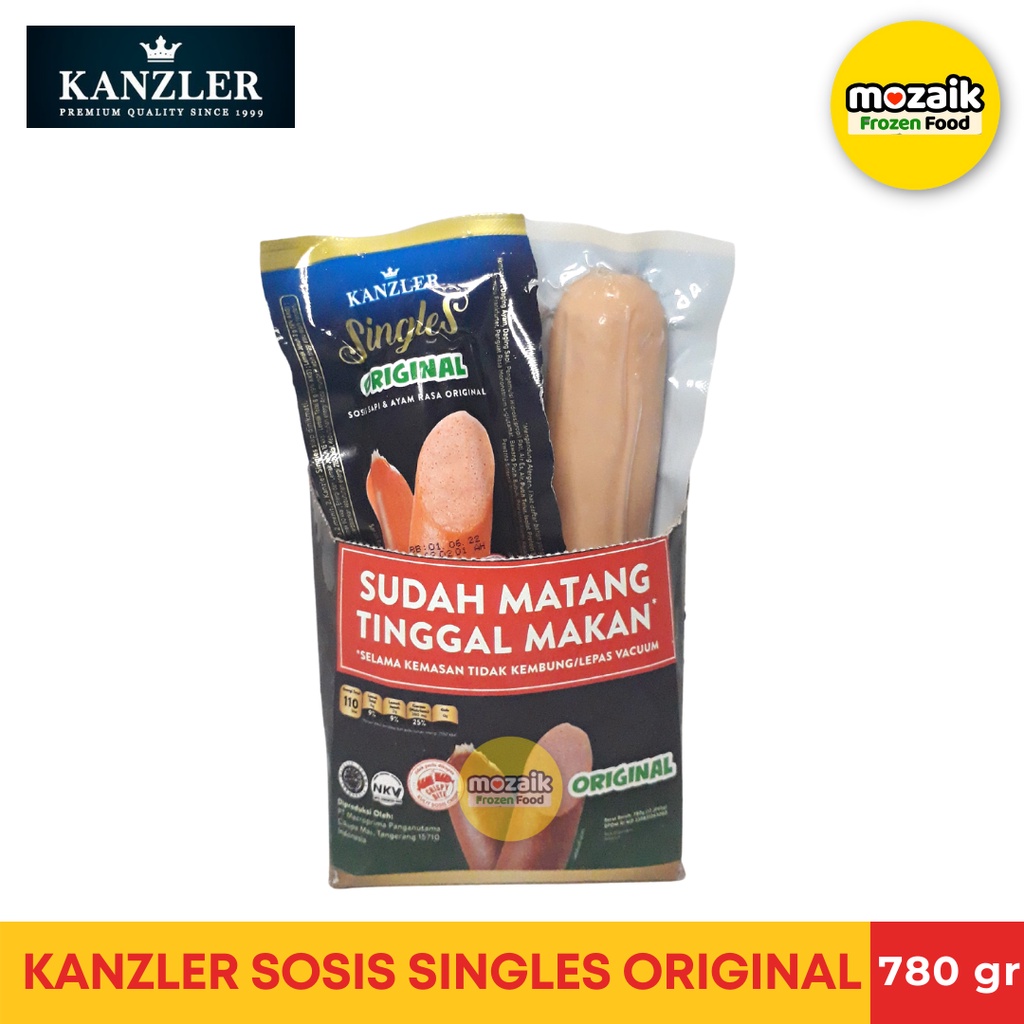 

Kanzler Sosis Single Original 1 Kotak FrozenMart Frozen Food Palembang