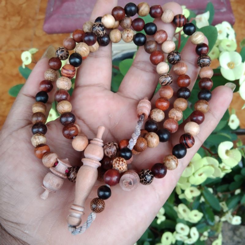 tasbih kombinasi 11 kayu bertuah 8mm