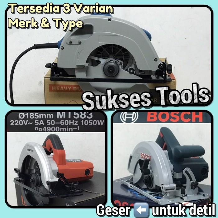 Circular Saw Doliz Bosch Makita Maktec Gmt Mesin Gergaji Circle 7"