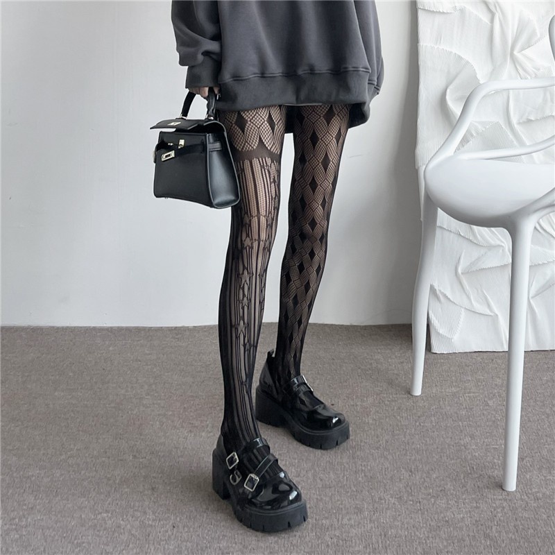 PH-52 pantyhose stocking celana circus motif wajik pantyhose