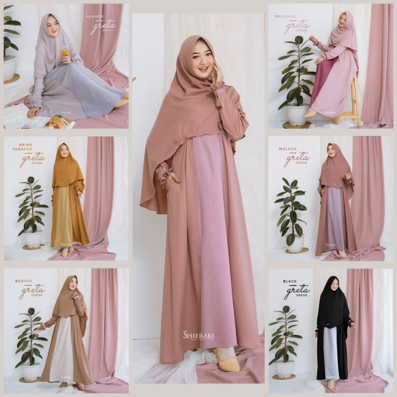 Gamis Greta Dress Vol 2 By SHIERAKI INDONESIA
