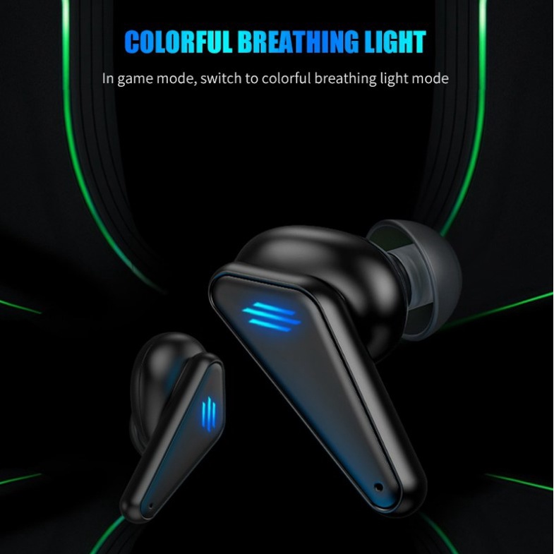 ⭐YZ K55 Gaming Bluetooth Earphone Dual Mode Touch Headset Wireless NO Delay Game Type C with mic COD