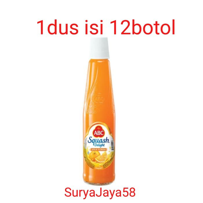 

Sirup ABC Squash Delight Orange | Sirup rasa Jeruk | Sirup ABC | Dus/ Karton - SuryaJaya58