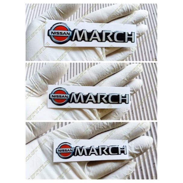 Emblem Stiker Nissan March