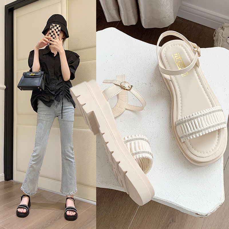 MYSTYLE  Rosa Korea Design - Sandal Flat Fashion Wanita Import