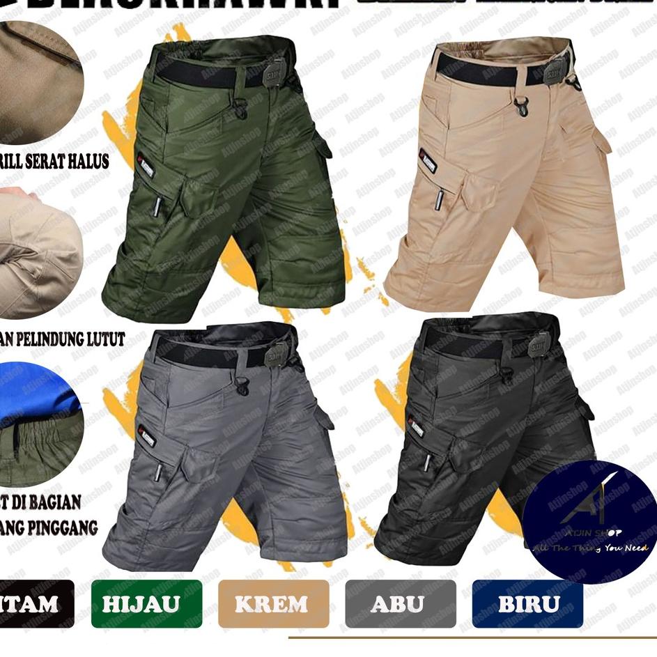 WKB.632638 ‑ Celana Pendek Cargo Lapangan Blackhawk PDL Tactical Blackhawk American Drill / Celana G