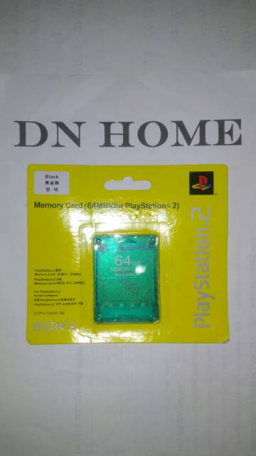 memory card mc ps2 64mb transparan