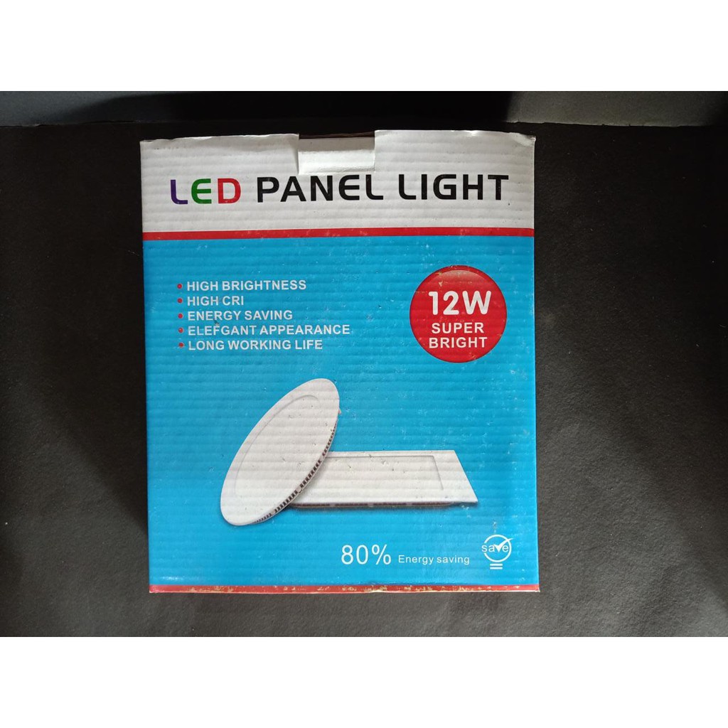 LED Panel Light 12 Watt Super Bright / Led Panel Murah