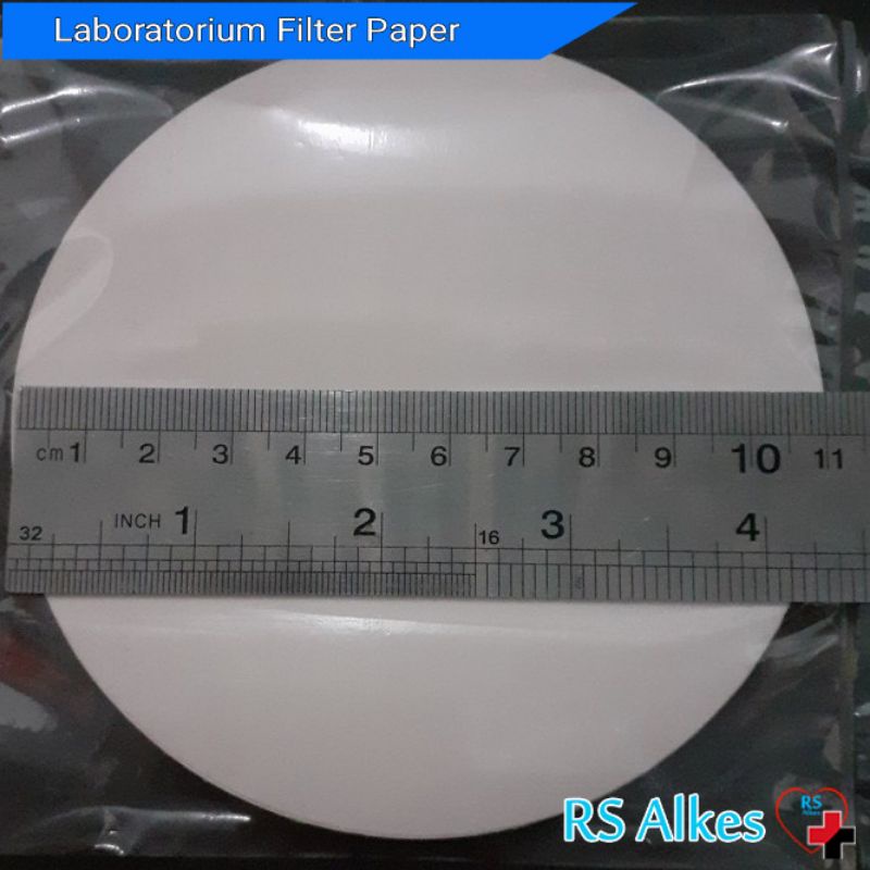 Kertas Saring Laboratorium Bulat Filter Paper Kertas Penyaring Larutan /Pack