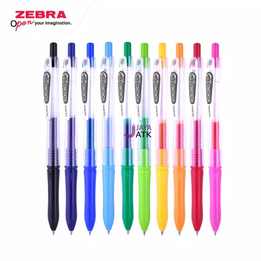 KOKORO Pulpen Gel 0 5 mm - Zebra | Shopee Indonesia