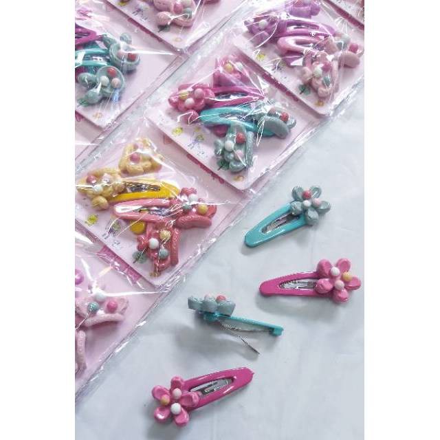 Jepit rambut tiptop isi 24 PCS mix kart.grosir