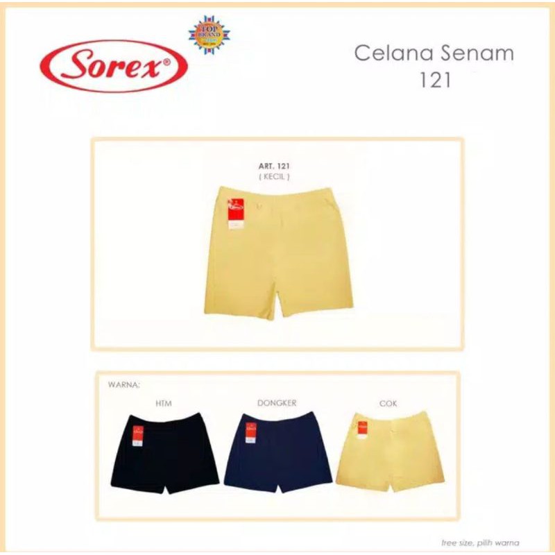 SHORT PANTS SOREX 121 CELANA PENDEK SENAM WANITA