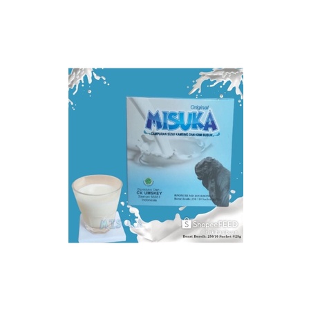 

Susu Kambing Misuka 250/10 sachet @25 g