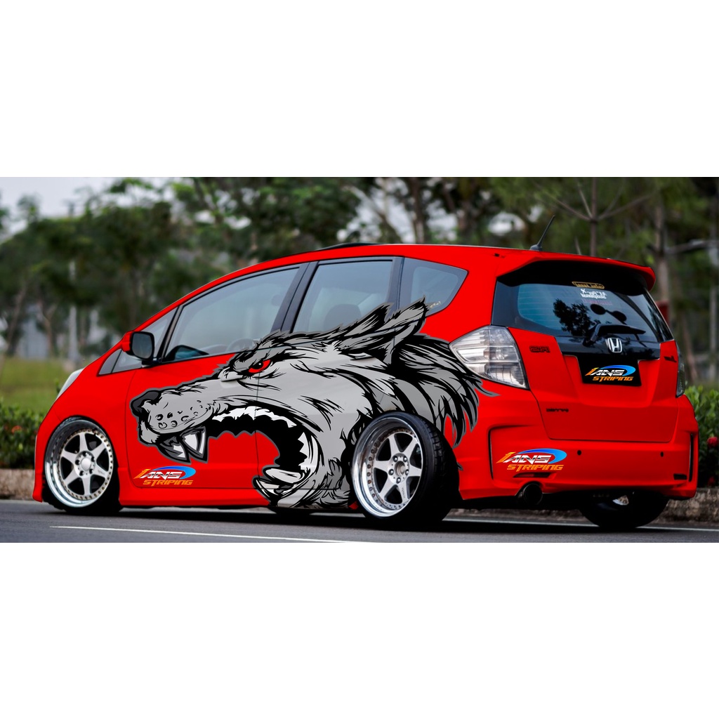 DECAL MOBIL JAZZ STIKER MOBIL JES AGYA AYLA BRIO YARIS KATANA KARIMUN SRIGALA WOLFPRINT